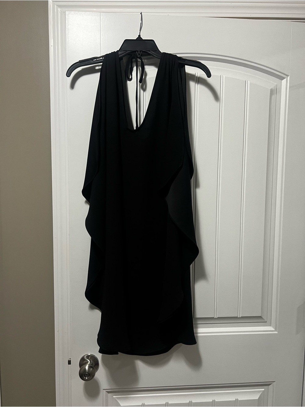 Trina Turk Black Ruffle Dress